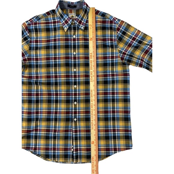 Surf Pendleton Seaside Men Button Down Plaid Short Sleeve Shirt Size Large - Picture 2 of 7